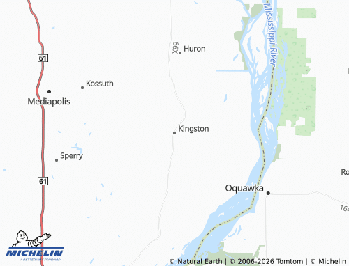 Mappa MICHELIN Kingston - ViaMichelin