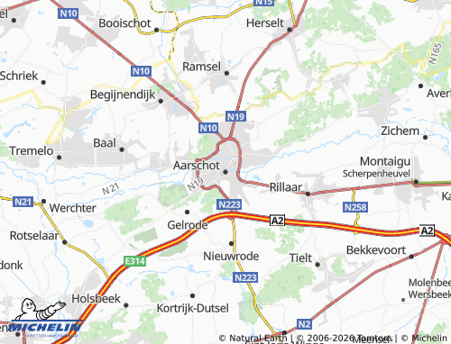 Mappa MICHELIN Aarschot - ViaMichelin