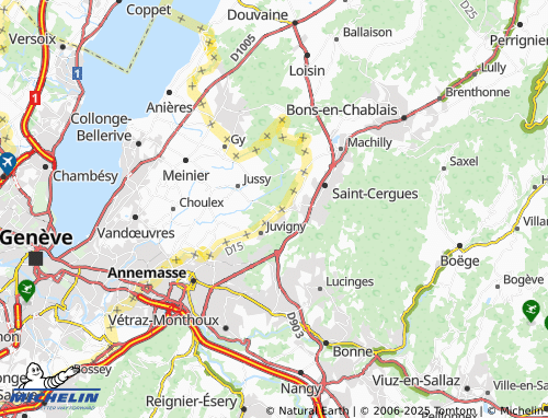 Carte MICHELIN La Renfile - ViaMichelin