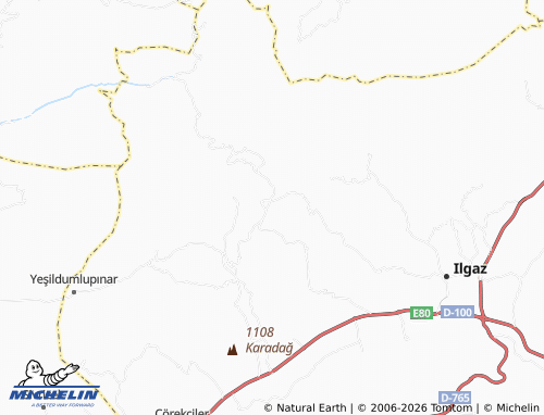 MICHELIN Alibey map - ViaMichelin