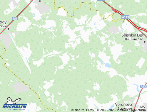Carte MICHELIN Lesnoye SNT - ViaMichelin
