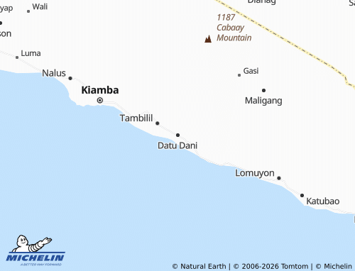 MICHELIN Datu Dani map - ViaMichelin