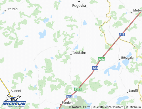 Mapa MICHELIN Ilzeskalns - ViaMichelin