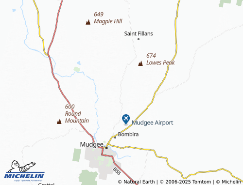 MICHELIN Eurunderee map - ViaMichelin