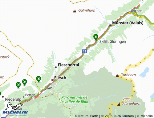 MICHELIN-Landkarte Niederwald - ViaMichelin