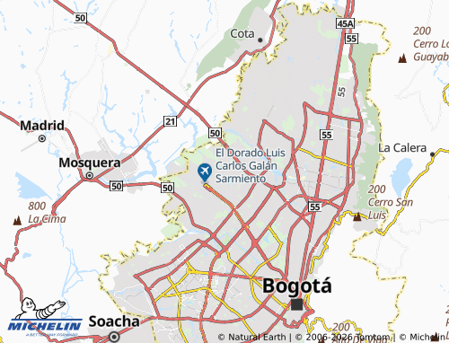 Carte MICHELIN Bosques de Mariana - ViaMichelin