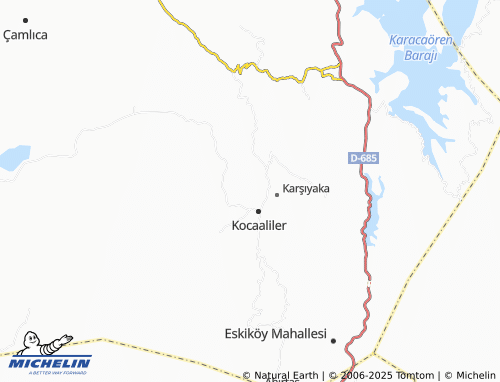 MICHELIN Pazar map - ViaMichelin