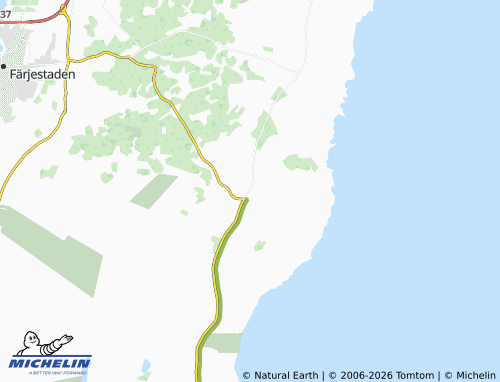 MICHELIN Gårdby map - ViaMichelin