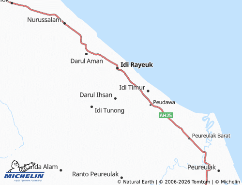 MICHELIN Seuneubok Lapang map - ViaMichelin
