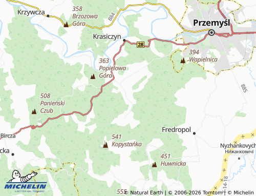 MICHELIN Rokszyce map - ViaMichelin