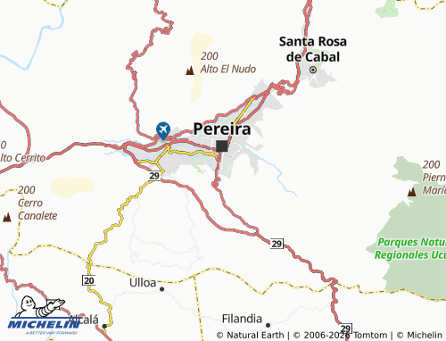 Carte MICHELIN La Parcela - ViaMichelin