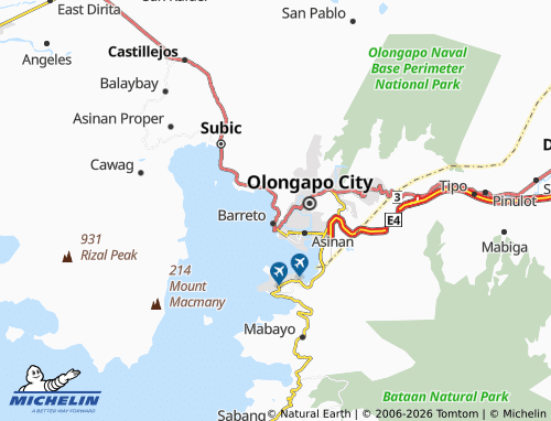 MICHELIN Kalaklan map - ViaMichelin