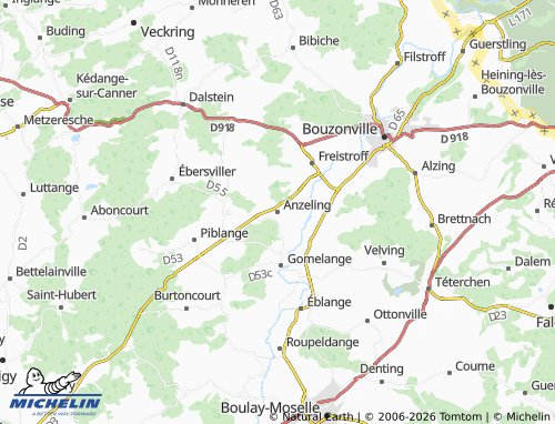 Mapa MICHELIN Anzeling - ViaMichelin
