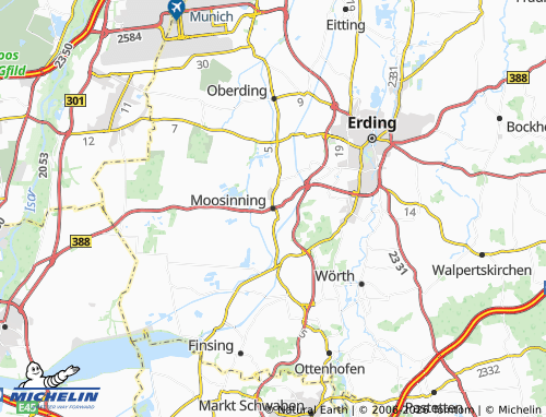 Mappa MICHELIN Moosinning - ViaMichelin