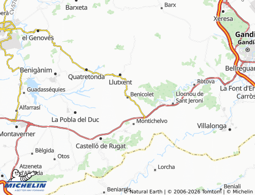 Mappa MICHELIN Benicolet - ViaMichelin