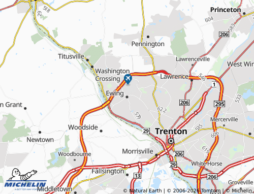 Mapa MICHELIN Ewing - ViaMichelin