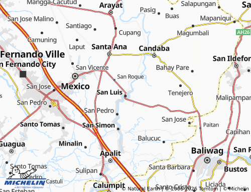MICHELIN San Luis map - ViaMichelin
