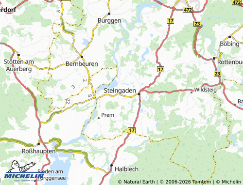 Mapa MICHELIN Urspring - ViaMichelin