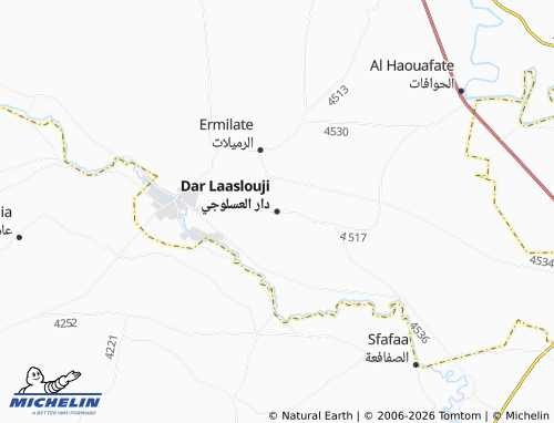 MICHELIN Dar al-'Aslouji map - ViaMichelin
