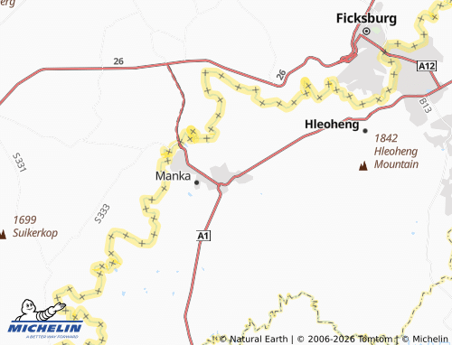 Kaart MICHELIN Ha Tjopa - ViaMichelin