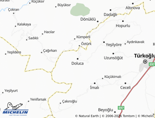 MICHELIN Doluca map - ViaMichelin