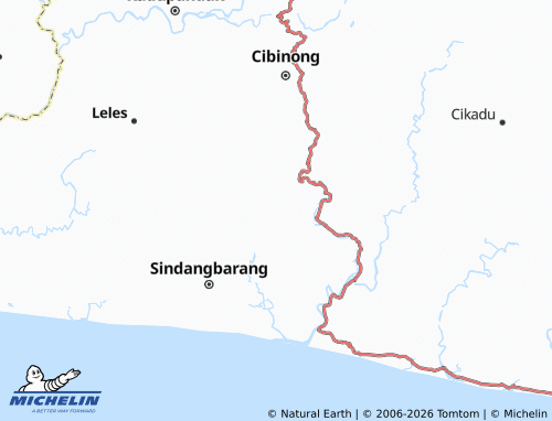 MICHELIN Panyindangan map - ViaMichelin