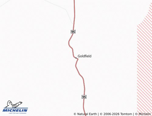 Mappa MICHELIN Goldfield - ViaMichelin