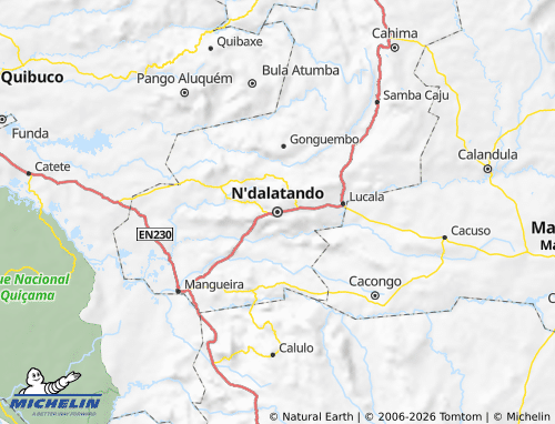 MICHELIN-Landkarte Cuanza Norte - ViaMichelin
