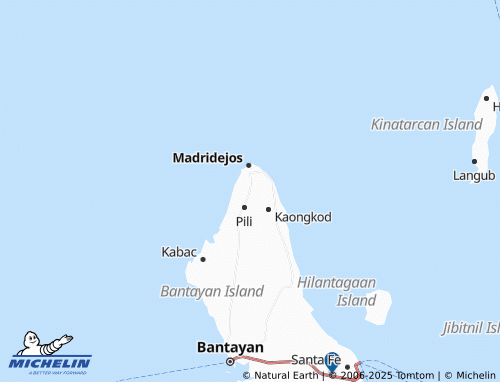 MICHELIN Tugas map - ViaMichelin