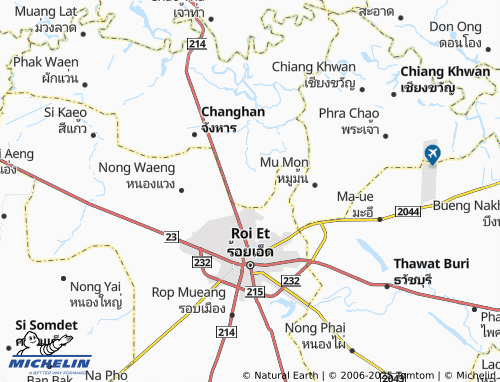 MICHELIN Yang Yai map - ViaMichelin