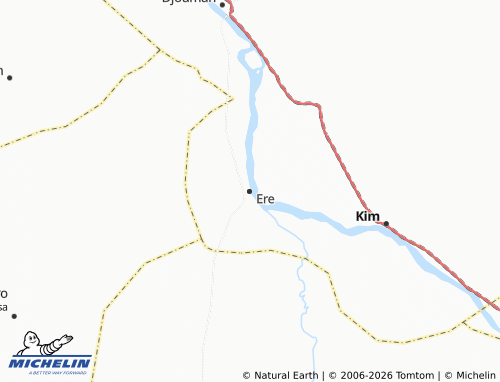 MICHELIN Ere map - ViaMichelin