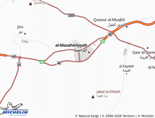 Carte MICHELIN al-Huda - ViaMichelin