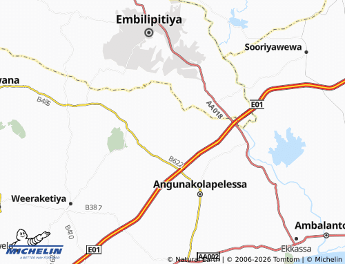MICHELIN-Landkarte Amarathungagama - ViaMichelin