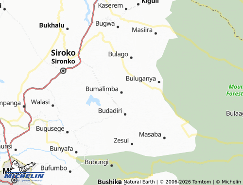 MICHELIN Bumalimba map - ViaMichelin
