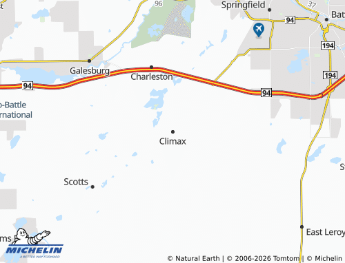 MICHELIN Climax map - ViaMichelin