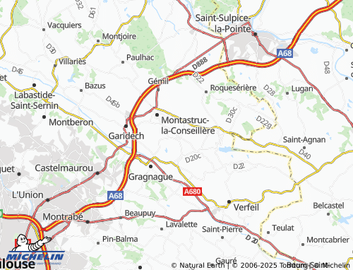 MICHELIN Saint-Jean-Lherm map - ViaMichelin