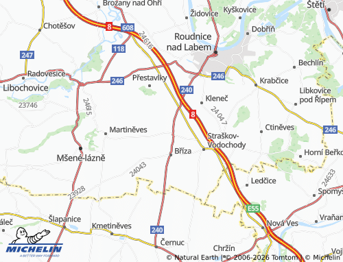 Mappa MICHELIN Račiněves - ViaMichelin