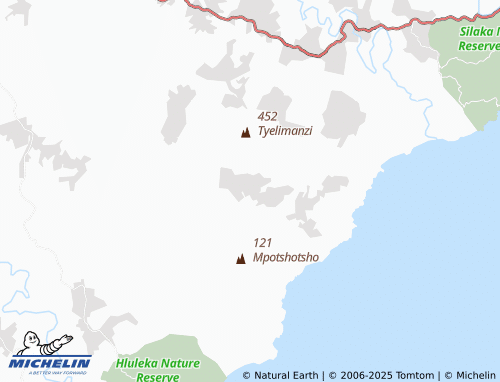 MICHELIN Masemeni B map - ViaMichelin
