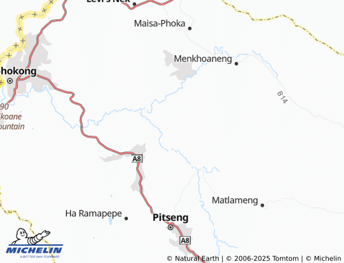 MICHELIN Ha Seetsa map - ViaMichelin