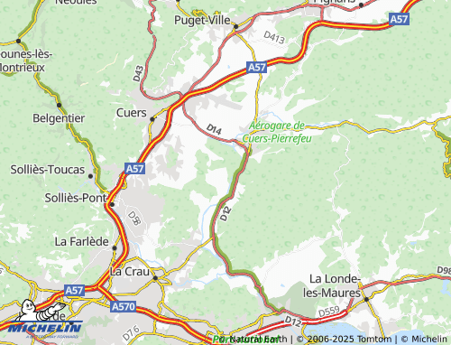 MICHELIN Sigaloux map - ViaMichelin