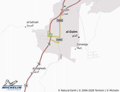 MICHELIN-Landkarte al-Rayyan - ViaMichelin