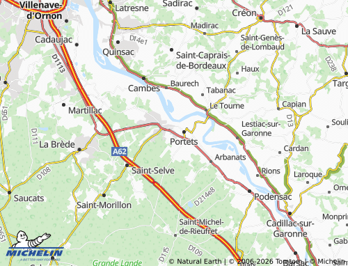 Carte MICHELIN Petits Boudoubans - ViaMichelin