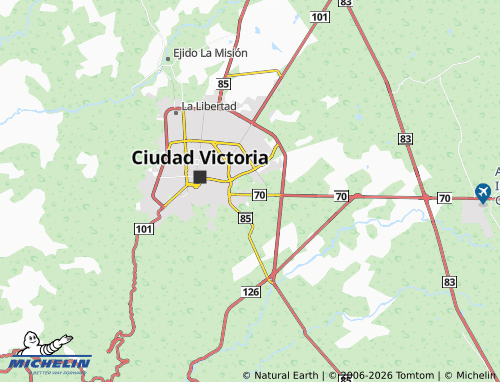 Mapa MICHELIN Primavera - ViaMichelin