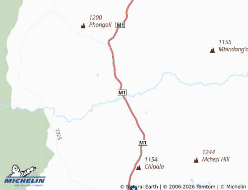 MICHELIN Dwangwa map - ViaMichelin