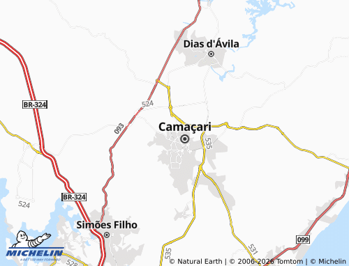 Carte MICHELIN Gravatá - ViaMichelin