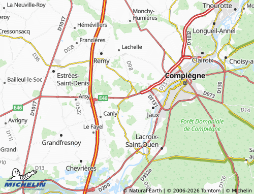 Carte MICHELIN Boucquy - ViaMichelin