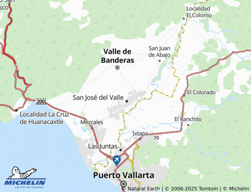 MICHELIN Jardín Las Arboledas map - ViaMichelin