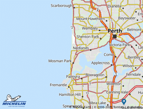 Mapa MICHELIN Cottesloe - ViaMichelin