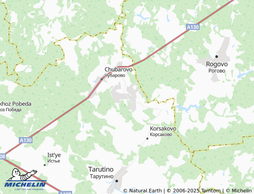 Carte MICHELIN Solnechnaya Gorka SNT - ViaMichelin