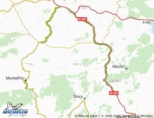 Mappa MICHELIN Vallequemado - ViaMichelin